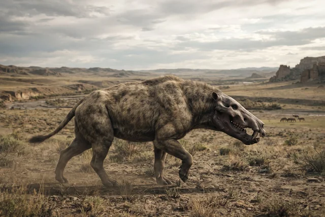 Clean catalogue illustration for Andrewsarchus