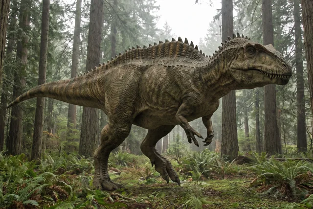 Catalogue illustration for Acrocanthosaurus