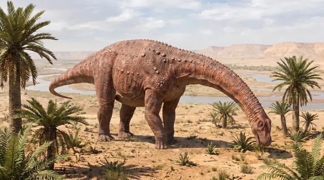 Clean catalogue illustration for Aegyptosaurus