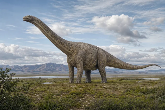 Clean catalogue illustration for Argyrosaurus