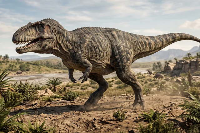 Catalogue illustration for Carcharodontosaurus