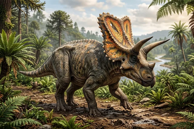 Catalogue illustration for Chasmosaurus