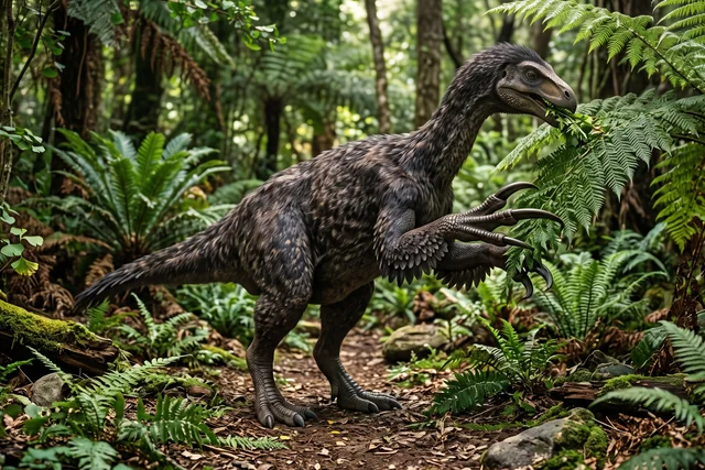 Catalogue illustration for Erlikosaurus