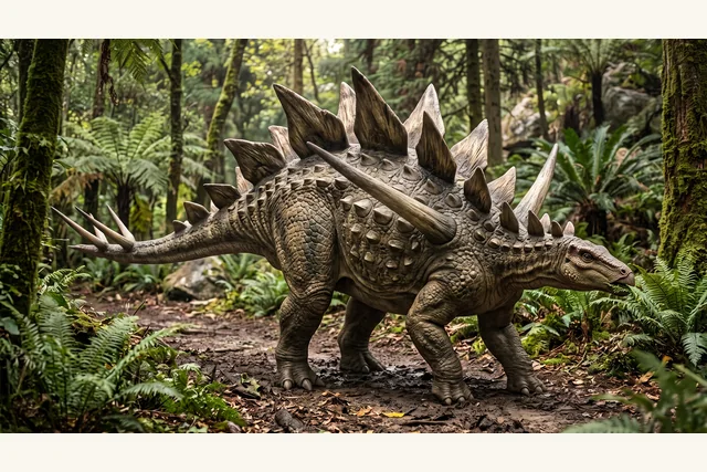 Catalogue illustration for Gigantspinosaurus