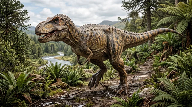 Clean catalogue illustration for Gorgosaurus