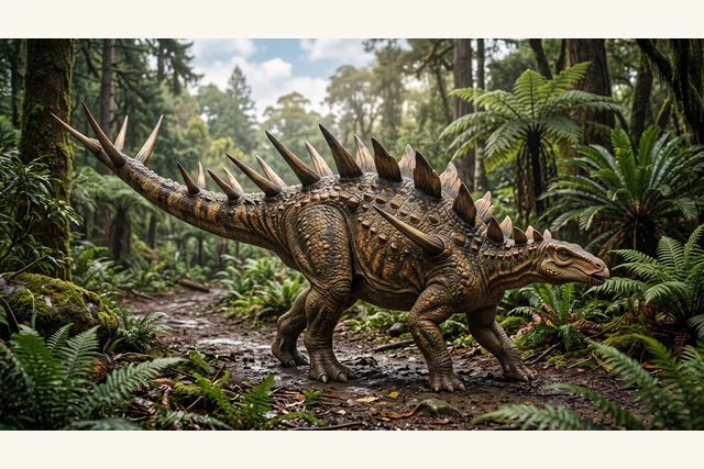 Catalogue illustration for Kentrosaurus