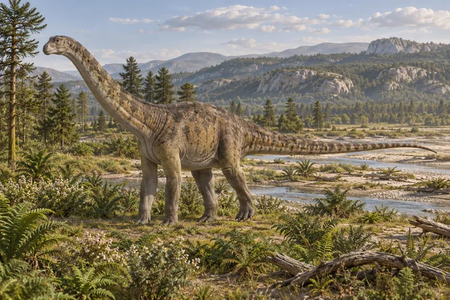 Clean catalogue illustration for Magyarosaurus