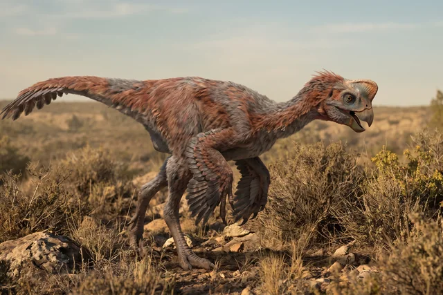 Catalogue illustration for Oviraptor