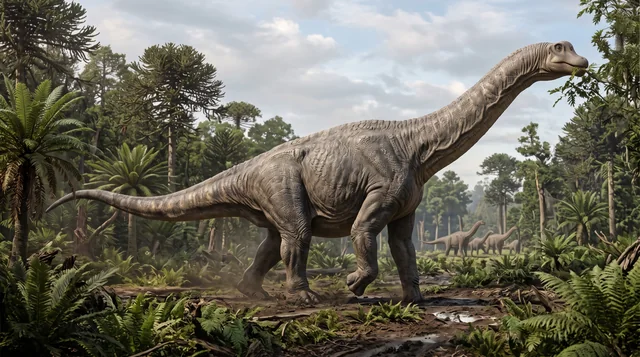 Clean catalogue illustration for Patagotitan