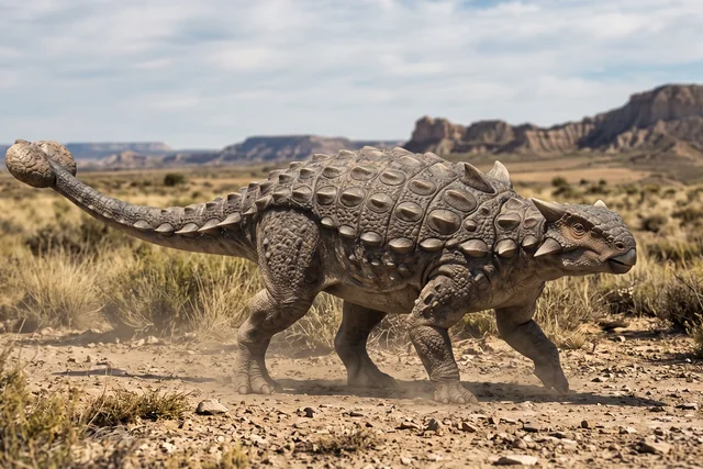 Catalogue illustration for Pinacosaurus