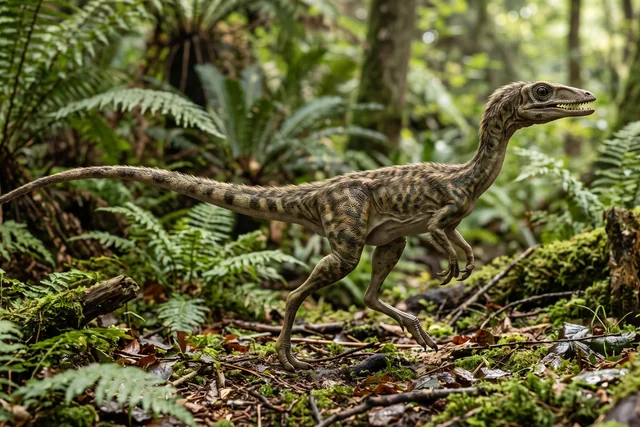 Catalogue illustration for Procompsognathus