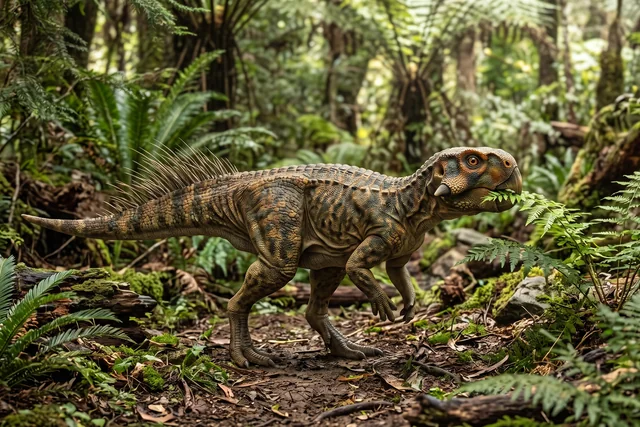 Catalogue illustration for Psittacosaurus