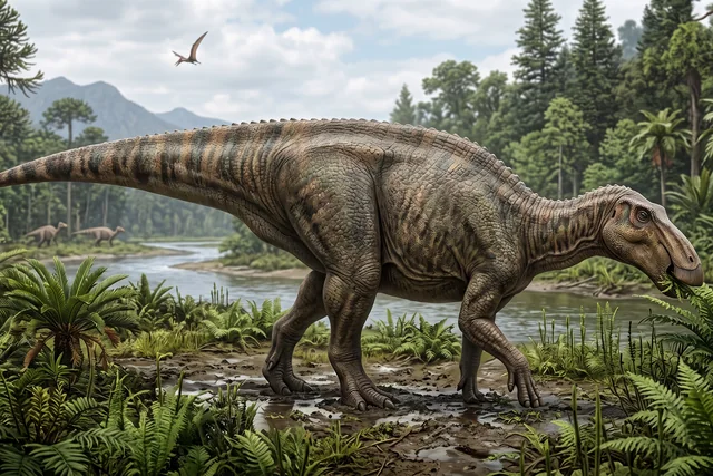 Catalogue illustration for Shantungosaurus