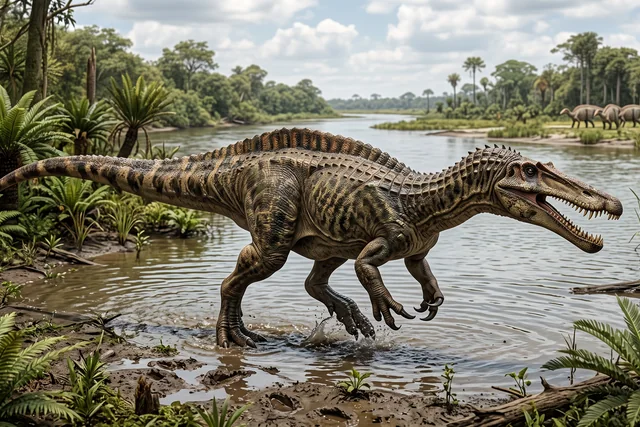 Catalogue illustration for Suchomimus