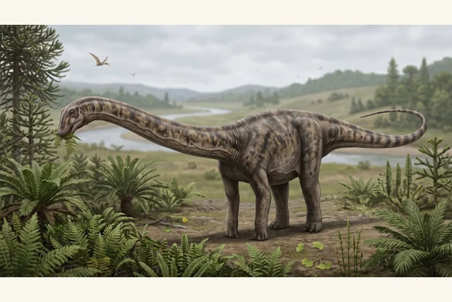 Catalogue illustration for Tienshanosaurus