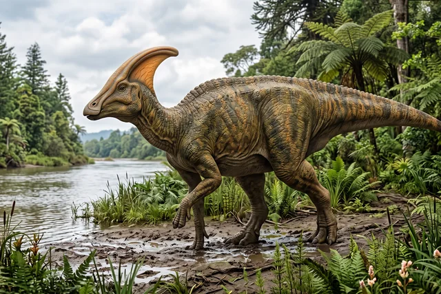 Catalogue illustration for Tsintaosaurus