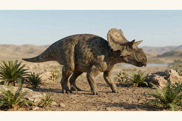 Catalogue illustration for Turanoceratops