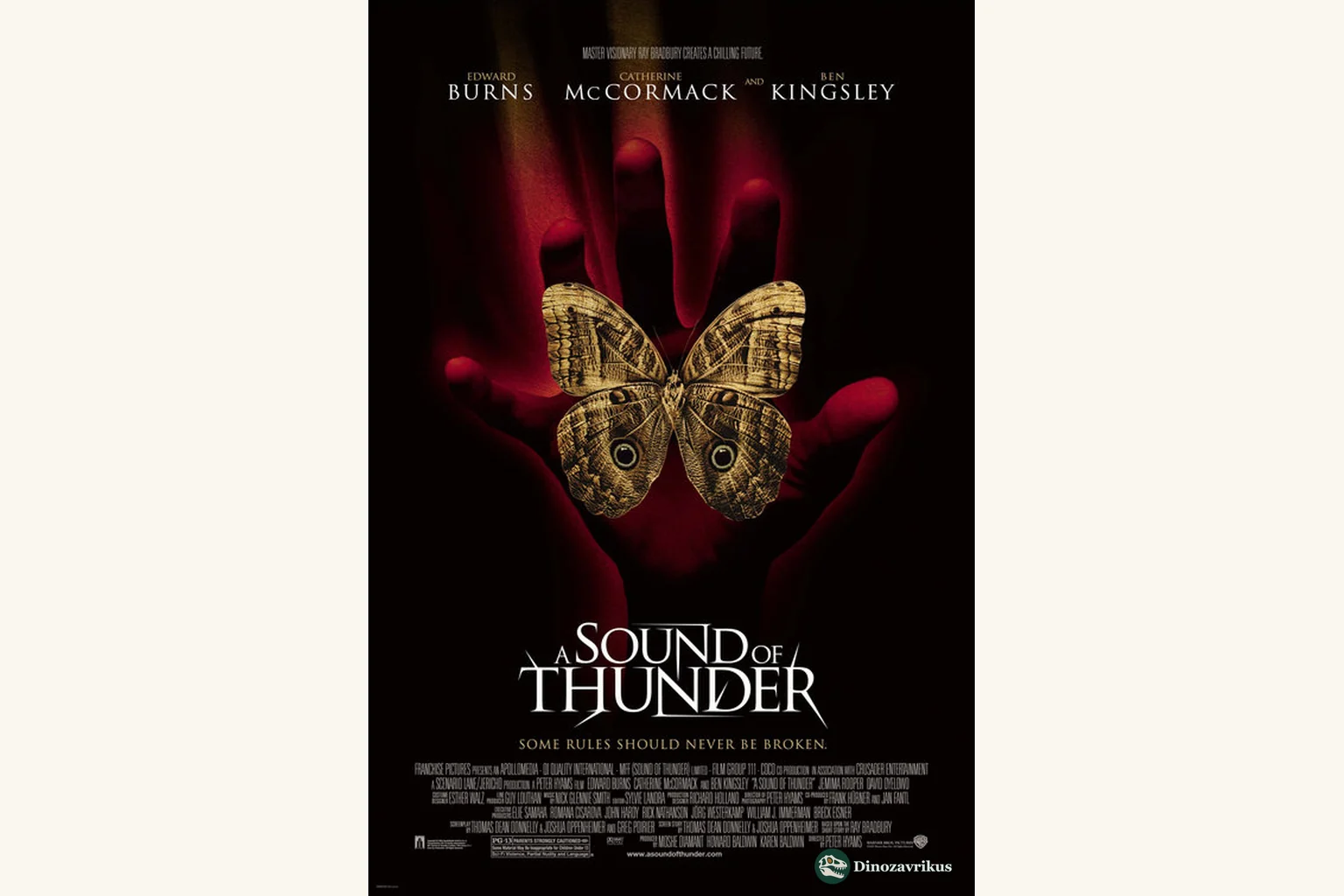 English cover artwork for A Sound of Thunder (2005)