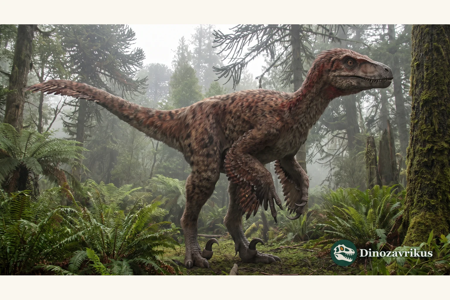 Feathered reconstruction of Achillobator