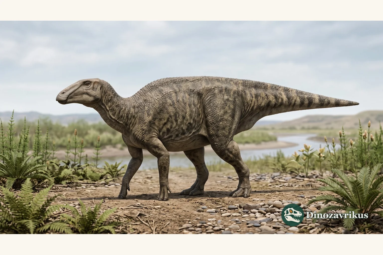 Acristavus gagslarsoni reconstructed without a bony head crest