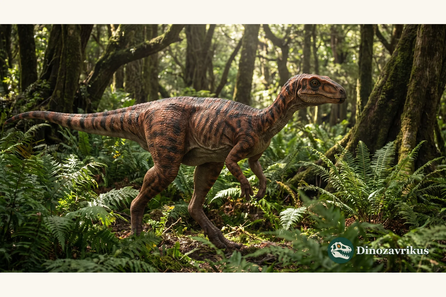 Agilisaurus louderbacki reconstructed in a Middle Jurassic forest
