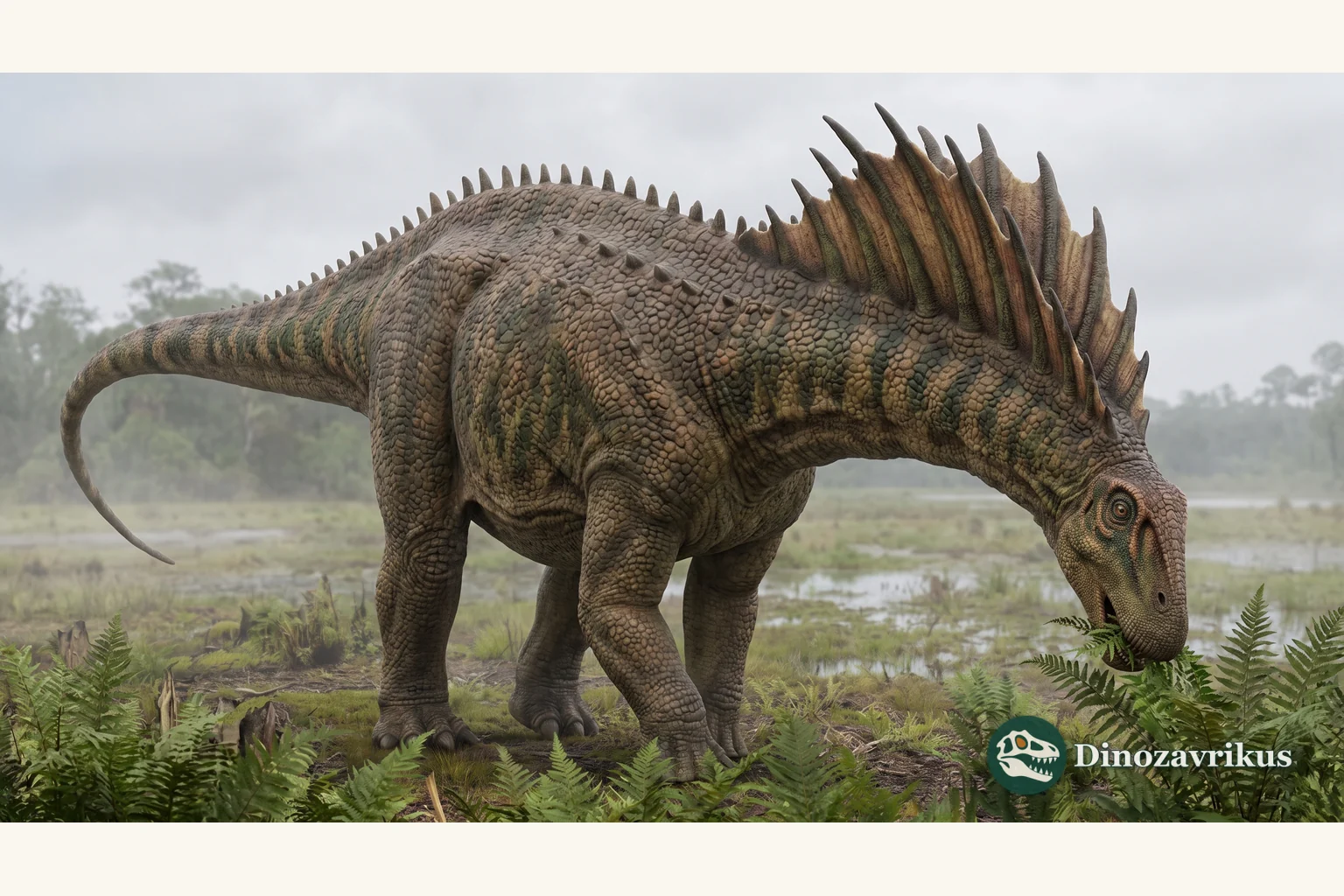 Amargasaurus reconstructed with paired neck spines in Early Cretaceous Patagonia