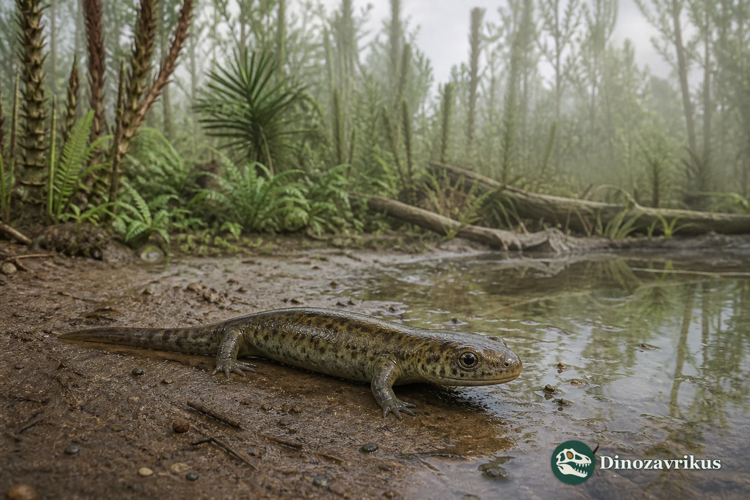 Amphibamus reconstructed in a Pennsylvanian forest-floor habitat