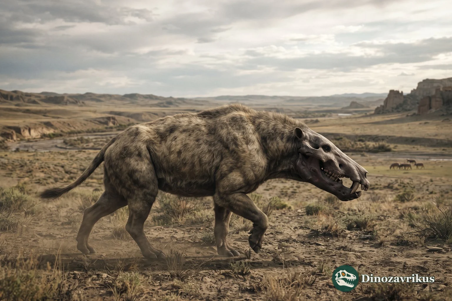 Cautious reconstruction of Andrewsarchus on a middle Eocene plain