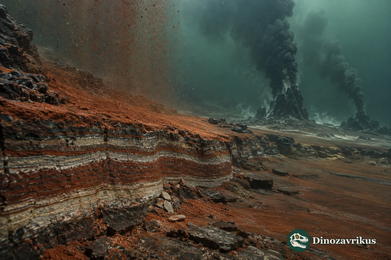 Iron and silica precipitating in an Archean marine basin