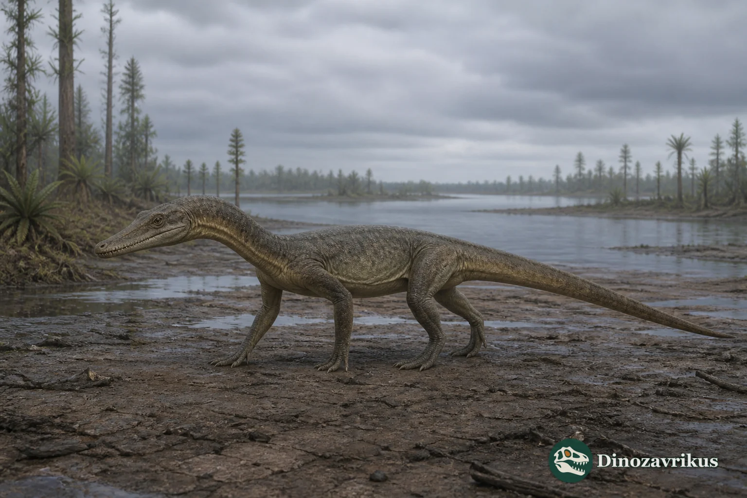 Archosaurus rossicus reconstructed in a latest Permian floodplain setting