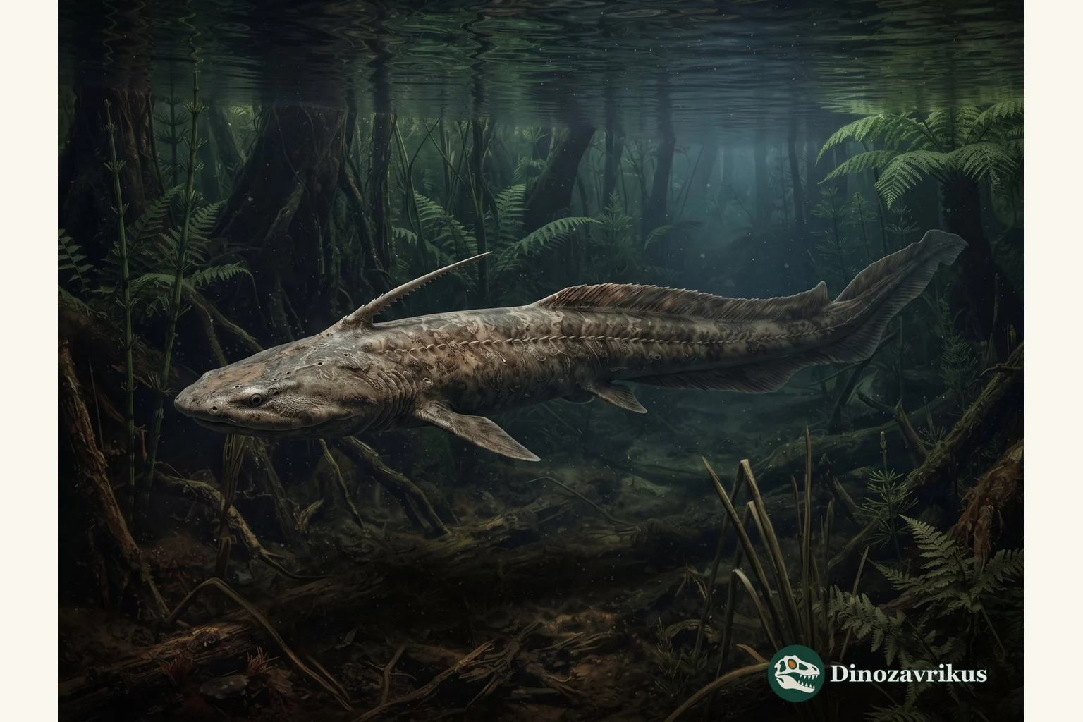Barbclabornia luedersensis, a xenacanthiform fish in a Permian freshwater setting