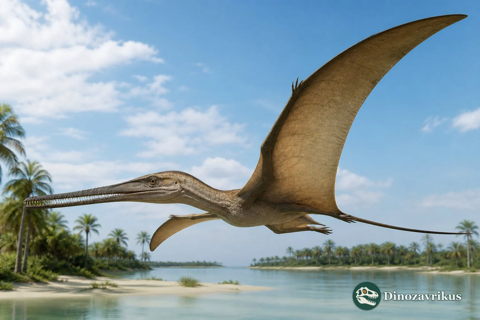 Barbosania reconstructed above an Early Cretaceous Brazilian lagoon