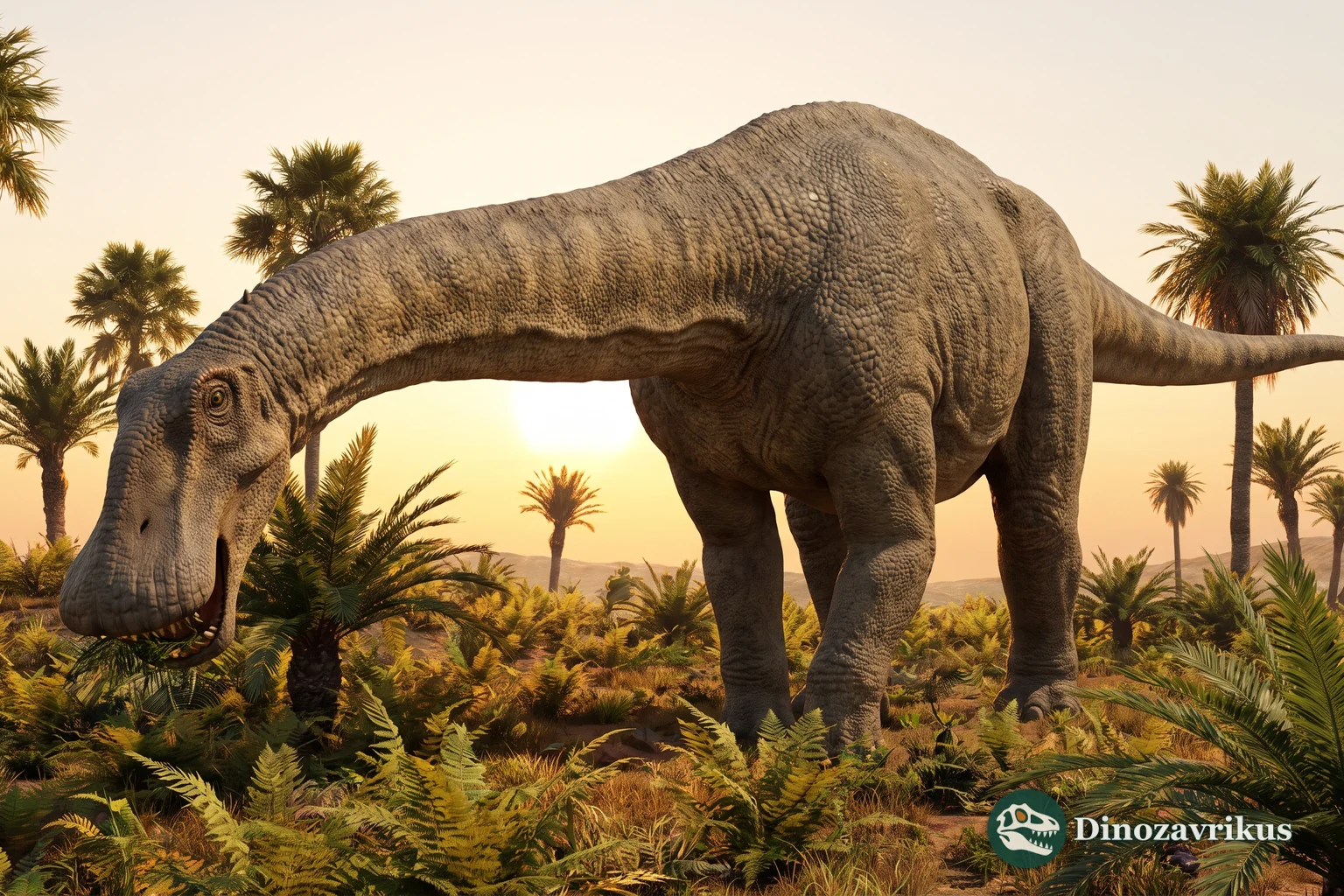 Reconstruction of Bonitasaura in a Cretaceous Patagonian environment