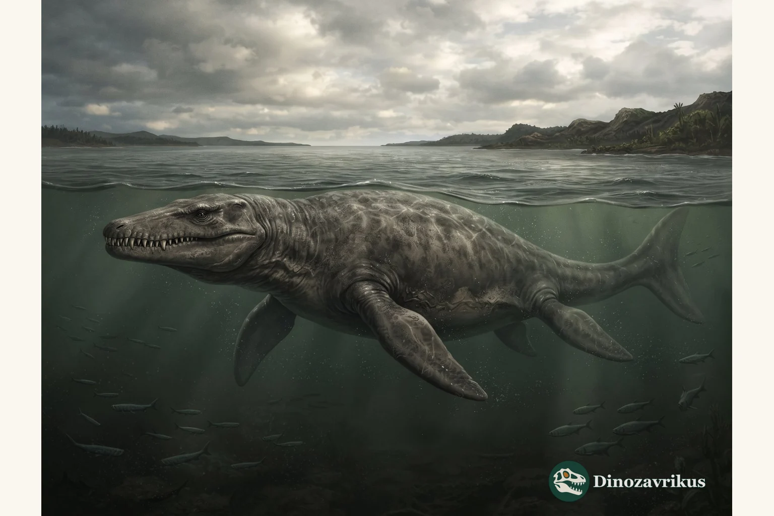 Brachauchenius reconstructed swimming through the Late Cretaceous Western Interior Seaway