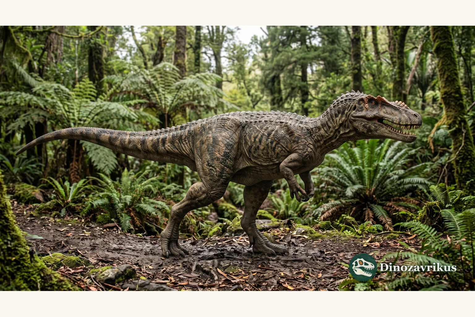Illustrative reconstruction of Byronosaurus in a Late Cretaceous Gobi setting