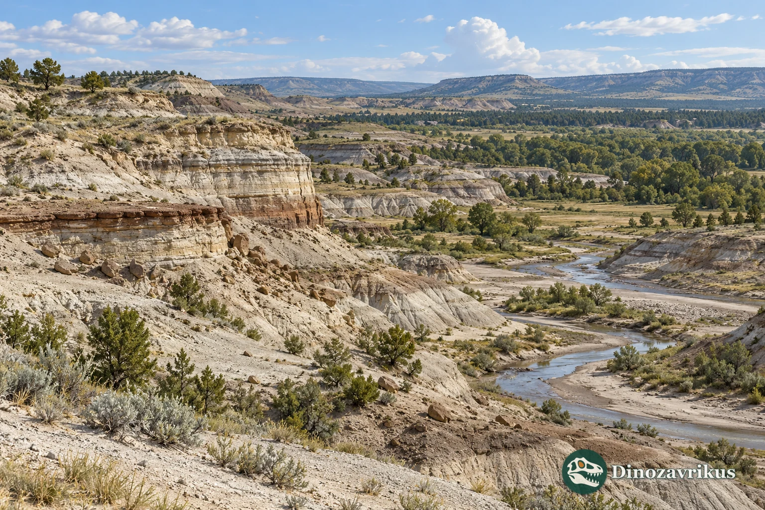 Conceptual early Eocene Wyoming landscape