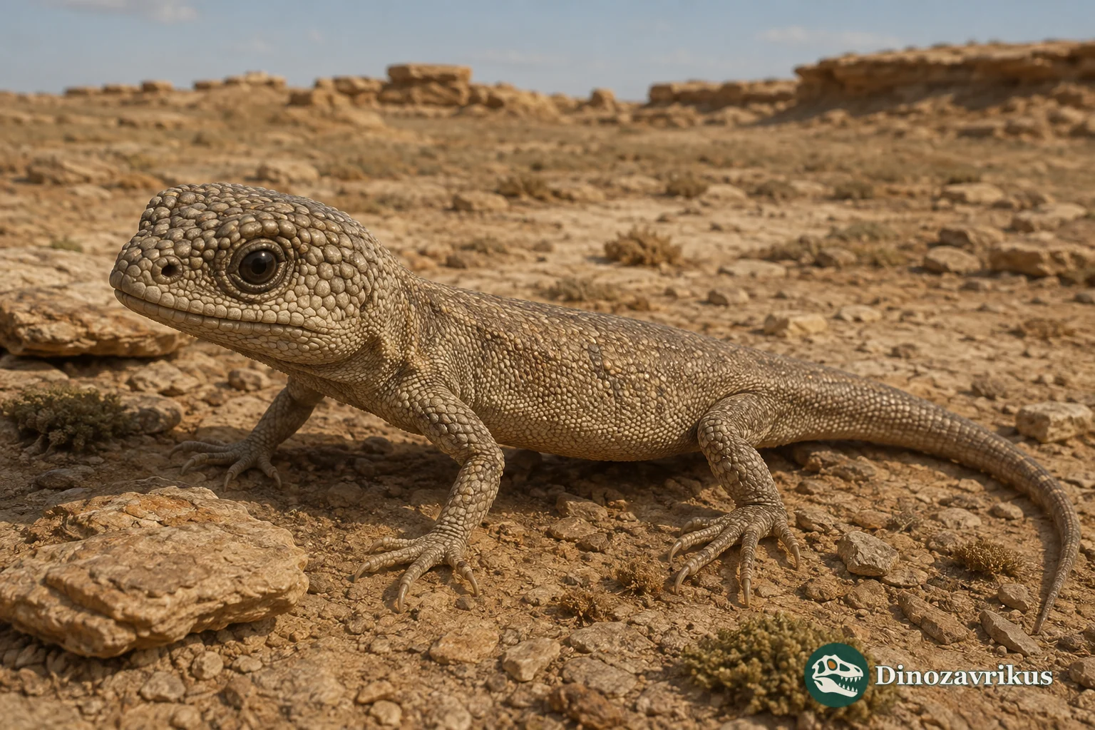 Reconstruction of Carusia intermedia, a small Late Cretaceous lizard from Mongolia