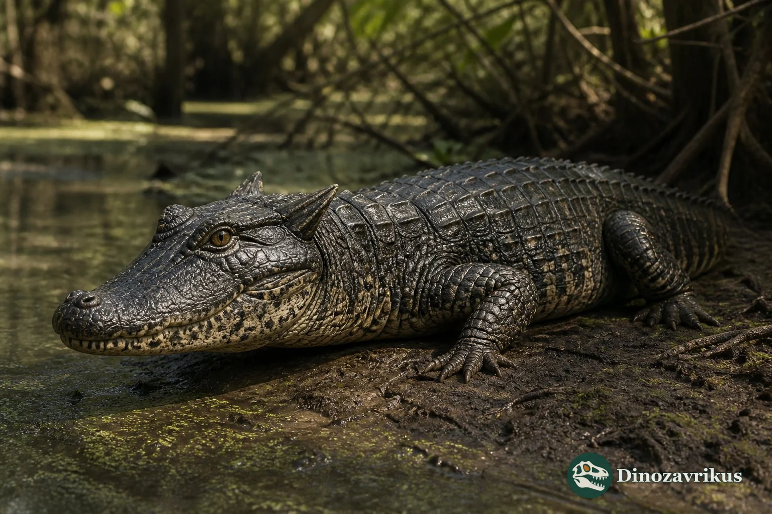 Ceratosuchus in a Late Paleocene western North American wetland