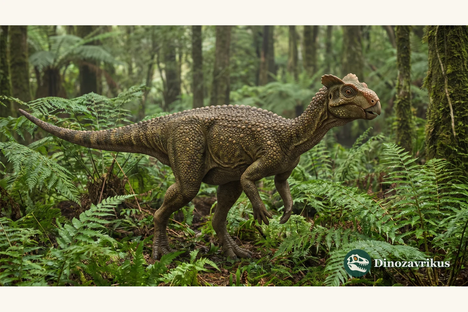 Chaoyangsaurus reconstructed on a Late Jurassic river plain in northeastern China
