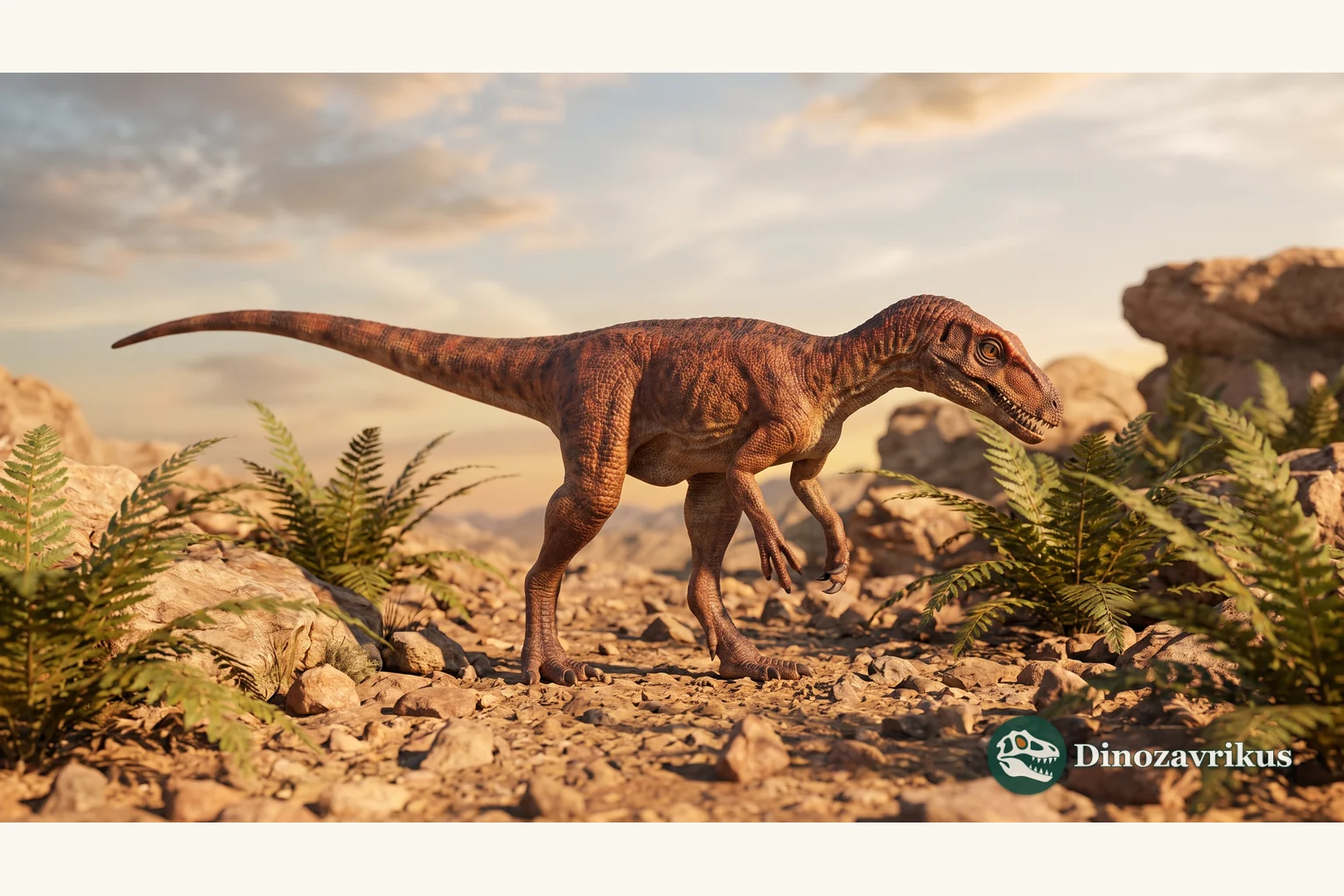 Chindesaurus reconstructed on a Late Triassic river plain in Arizona