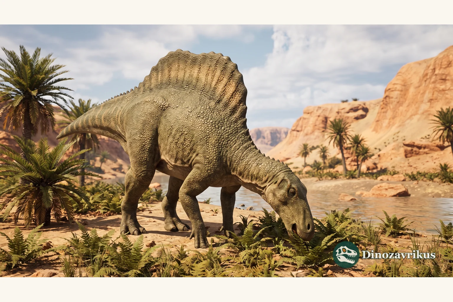 Illustrative reconstruction of Chirostenotes in a Late Cretaceous Alberta landscape