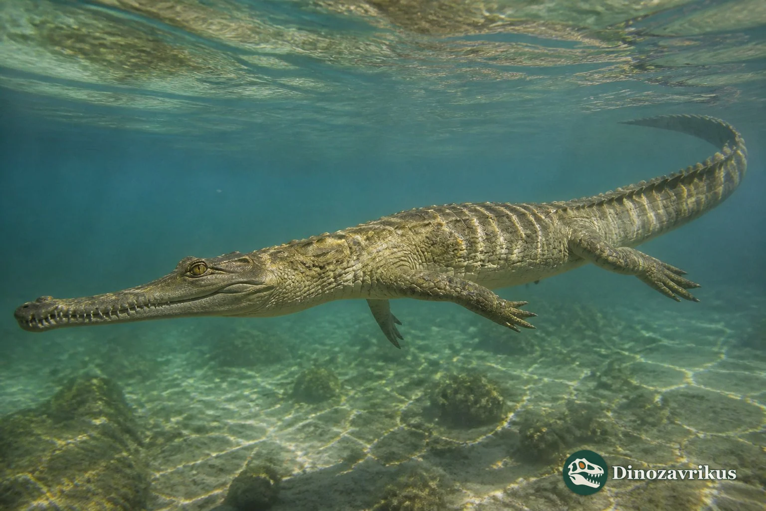 Congosaurus reconstructed in a Paleocene coastal channel in Central Africa