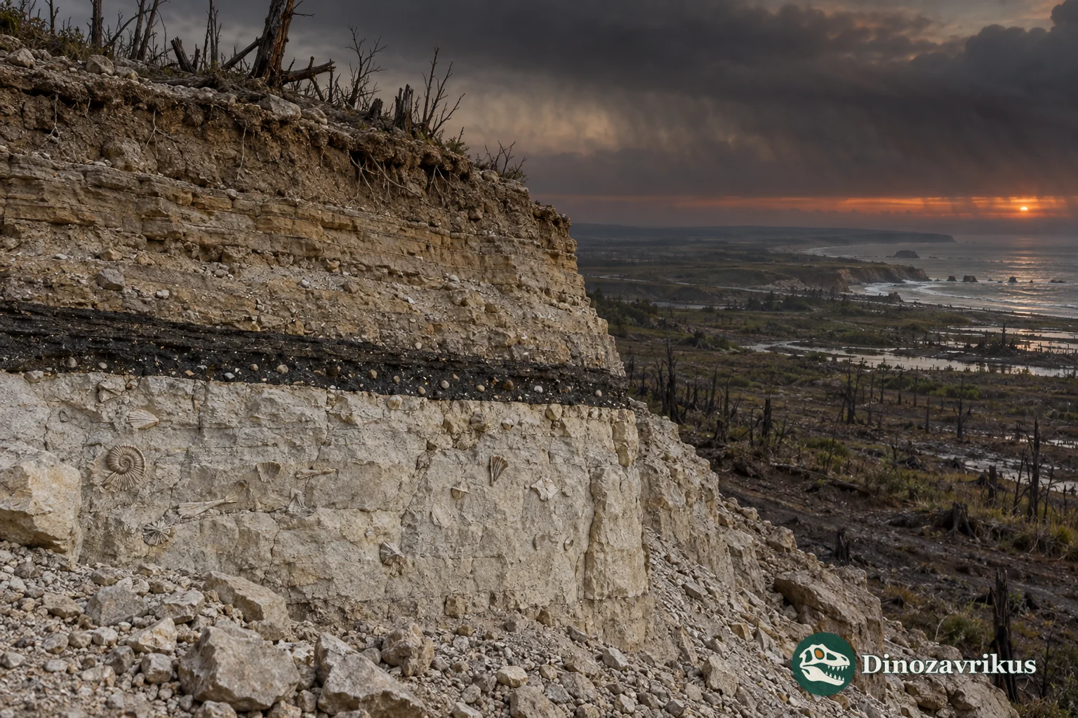Geological reconstruction of the K–Pg boundary and the darkened aftermath of the Chicxulub impact