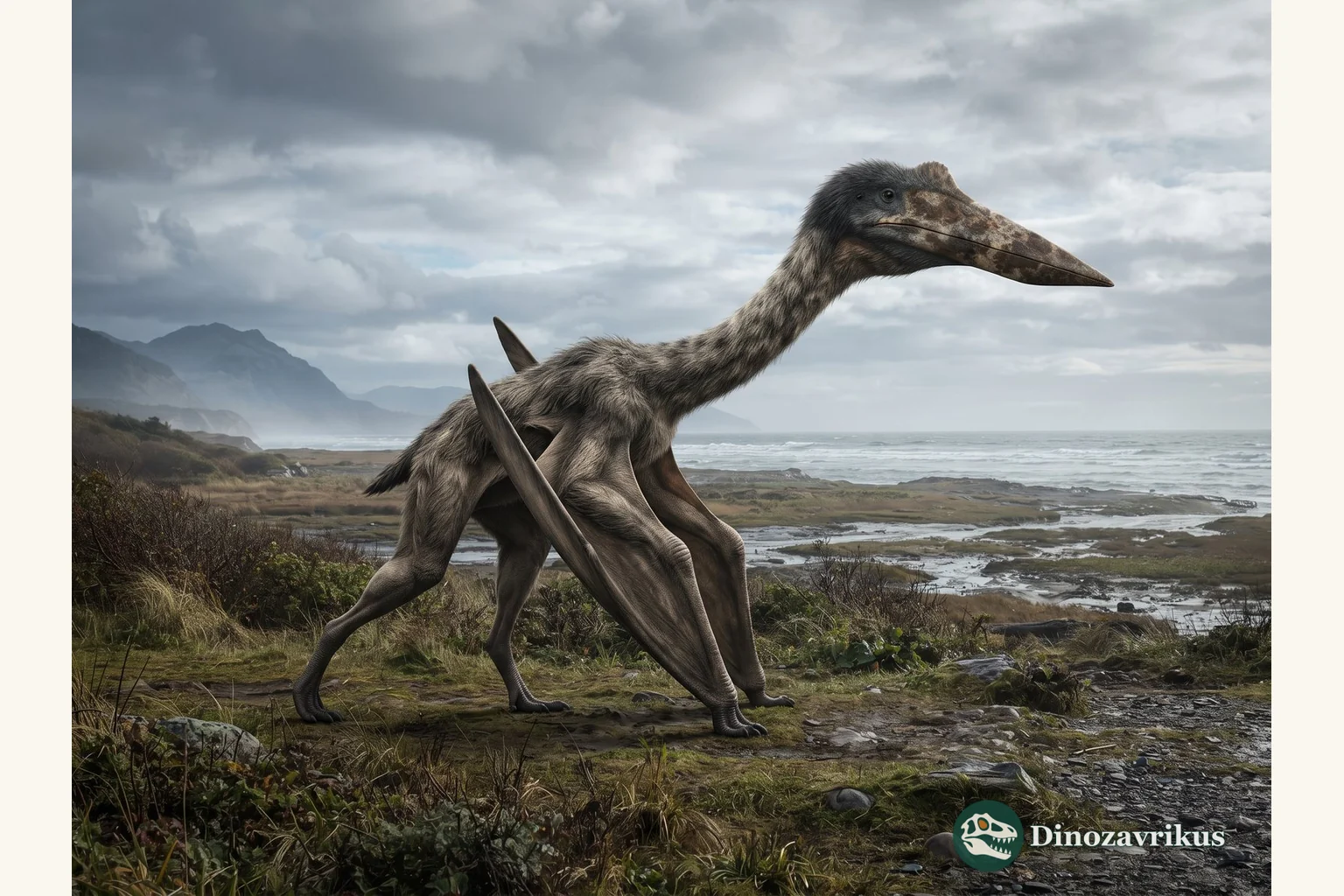Cryodrakon reconstructed on a Late Cretaceous Alberta floodplain