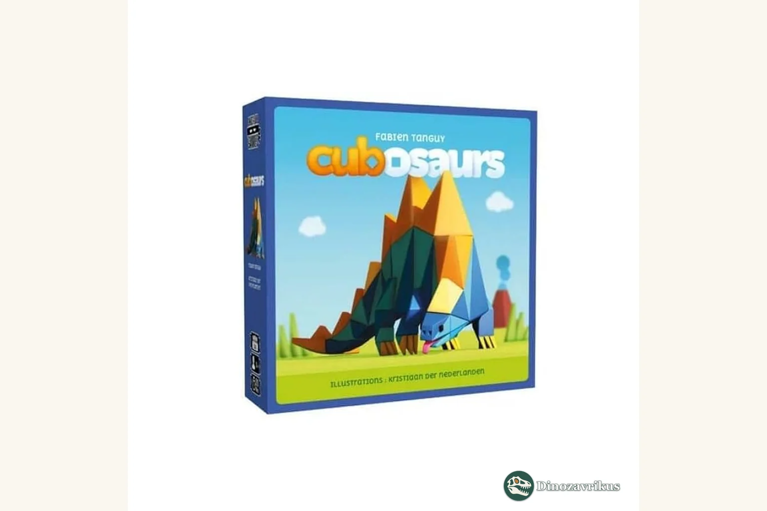 Original box cover art for Cubosaurs
