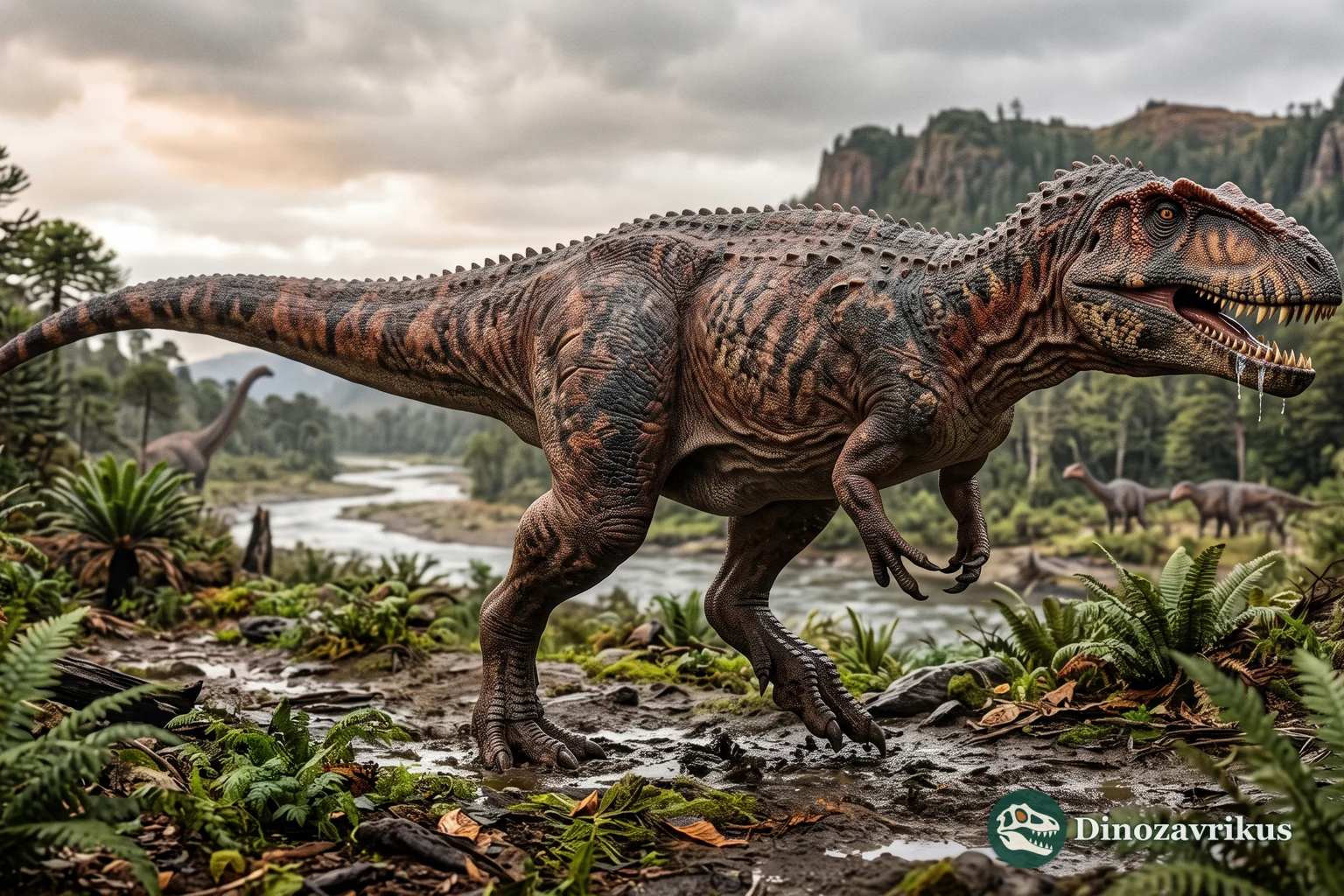Mapusaurus reconstructed in Patagonia