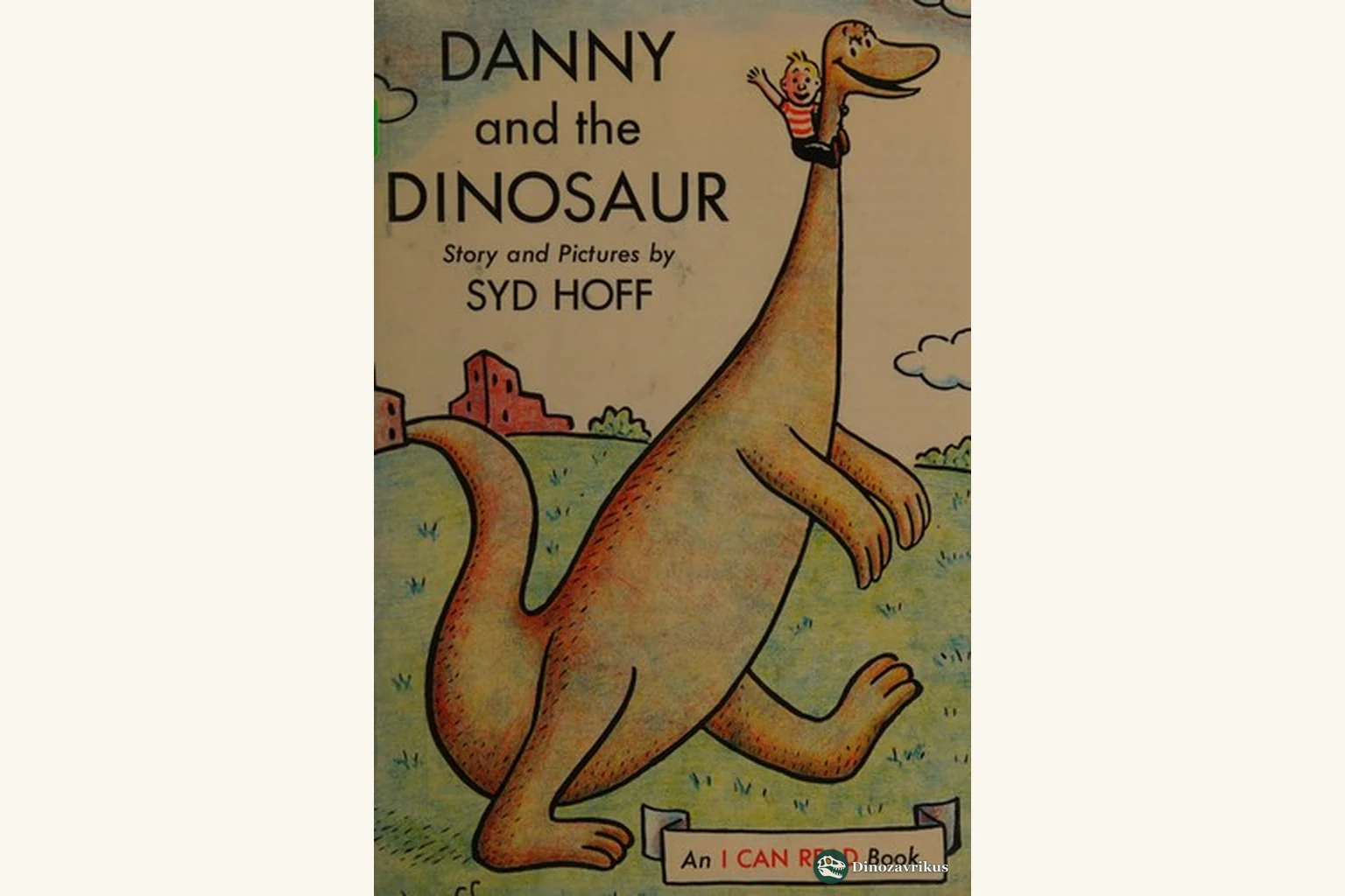Cover artwork for Syd Hoff's 1958 picture book Danny and the Dinosaur