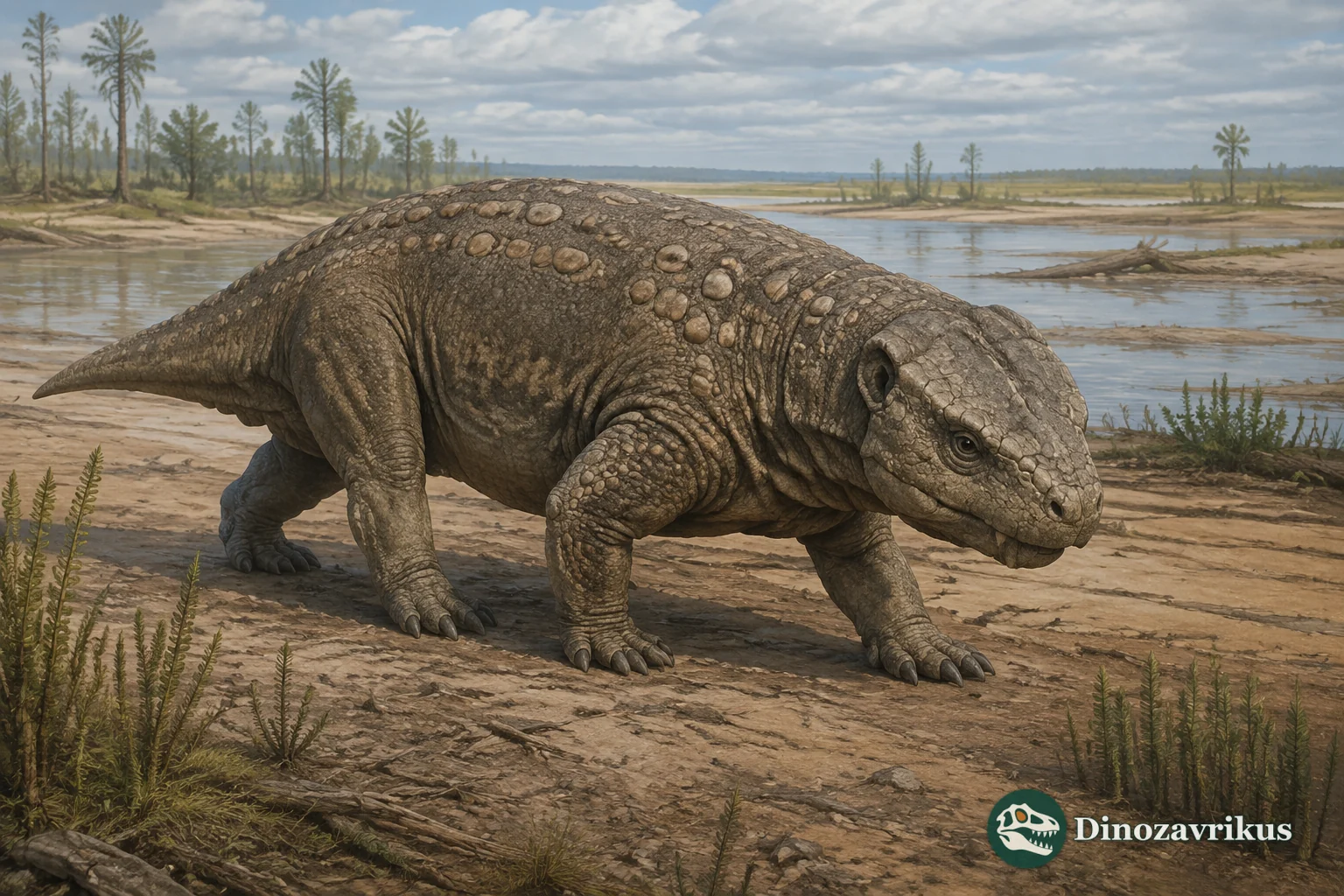Deltavjatia rossica in a Late Permian floodplain near Kotel'nich