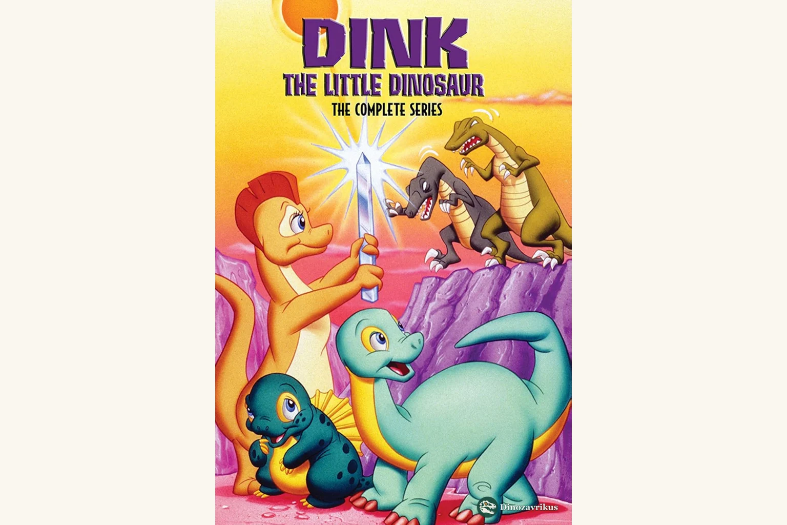 Clean English cover artwork for Dink, the Little Dinosaur