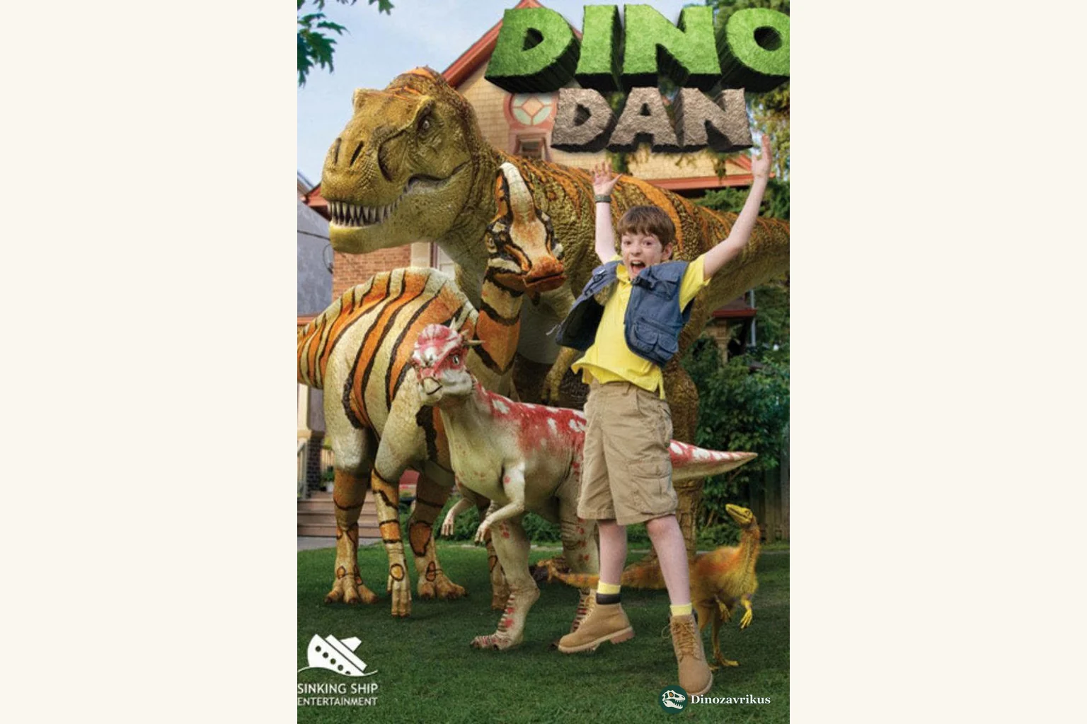 Clean English cover artwork for the Dino Dan television series